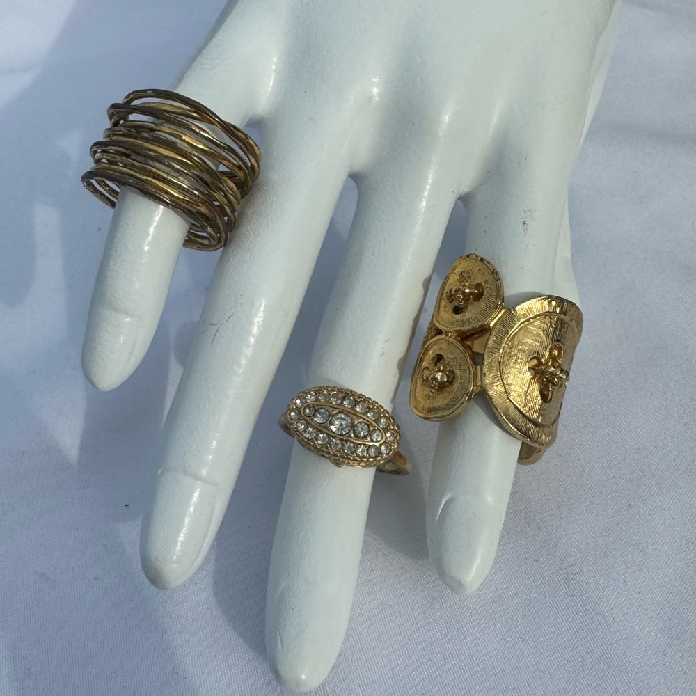 Cute Gold Ring Set